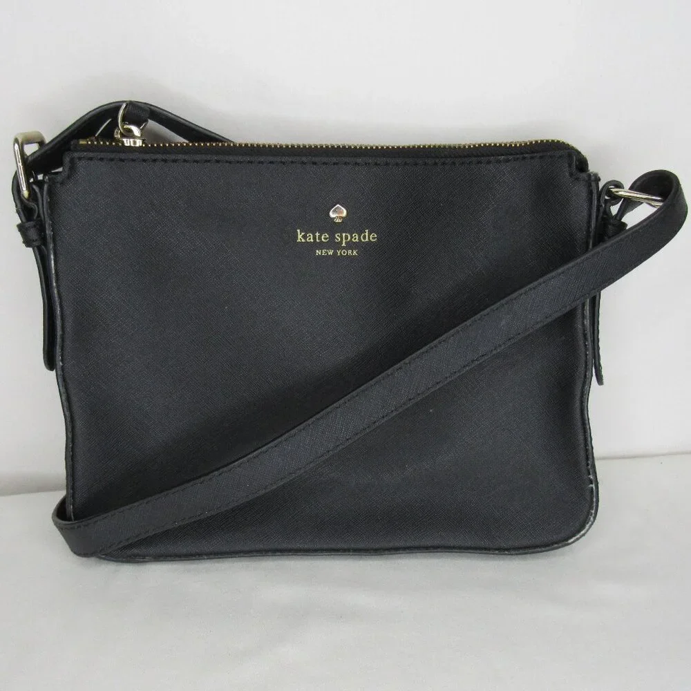 Kate Spade Black Leather Crossbody Bag